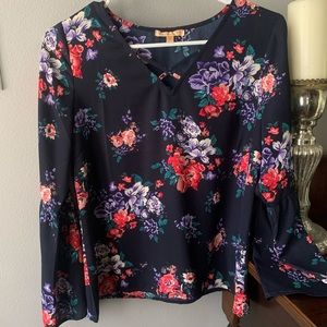 flowered blouse